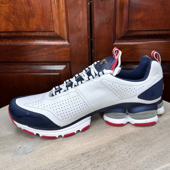 Reebok New England Patriots Men’s Size 10 RB 706 FLU Sneakers White Navy NEW NIB - Picture 11 of 15